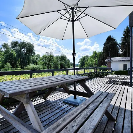 Vakantiehuis Comfortable Bungalow In Durbuy With River Ourthe View *